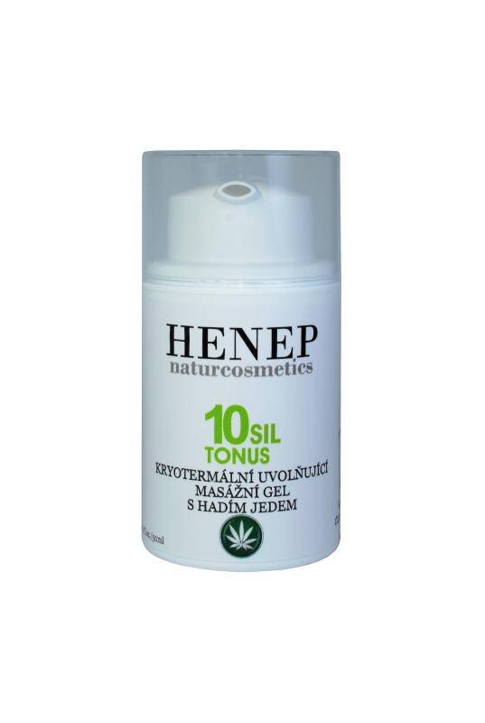 10 SIL TONUS kryotermální masážní uvolňující gel 50ml