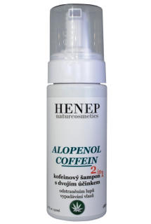 ALOPENOL COFFEIN přírodní šampon 2v1 proti lupům a vypadávání vlasů  150ml